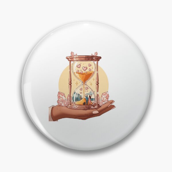 Item preview, Hourglass Couple Airport Farewell Scene designed and sold by AbanoubStore.