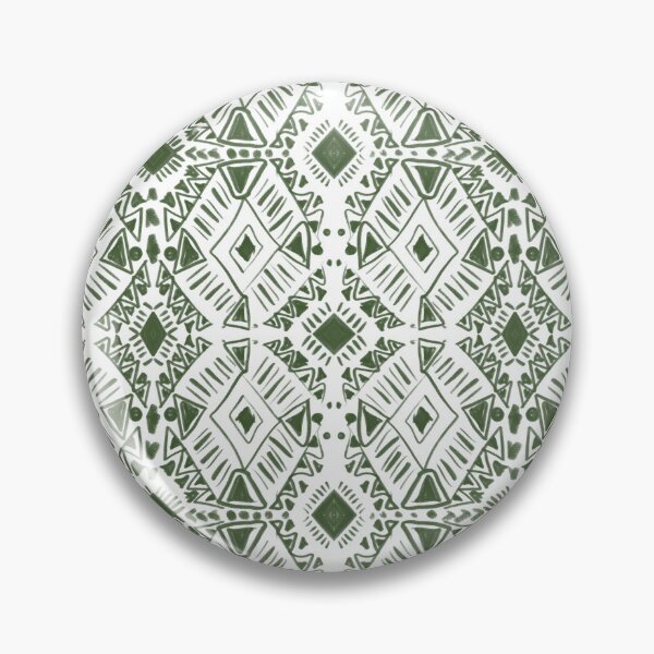 Item preview, Forest Green Tribal Diamond Seamless Pattern designed and sold by Chadstudio.