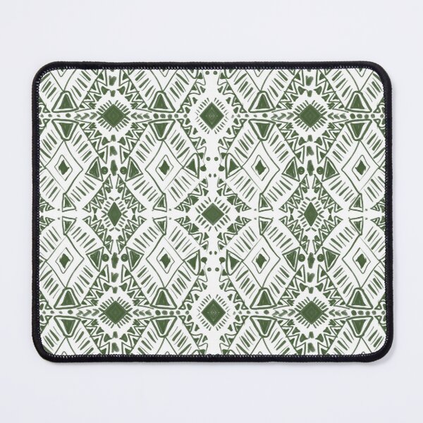Item preview, Forest Green Tribal Diamond Seamless Pattern designed and sold by Chadstudio.