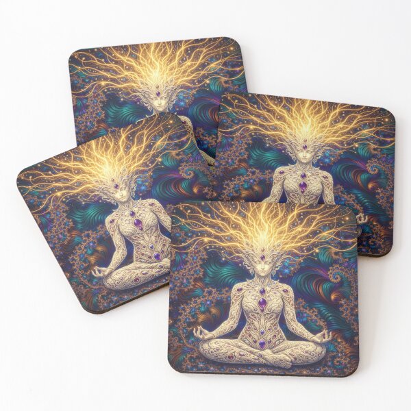 Item preview, Lab Visions 085: Cosmic Meditation Goddess designed and sold by The Psychedelic Anarchist.