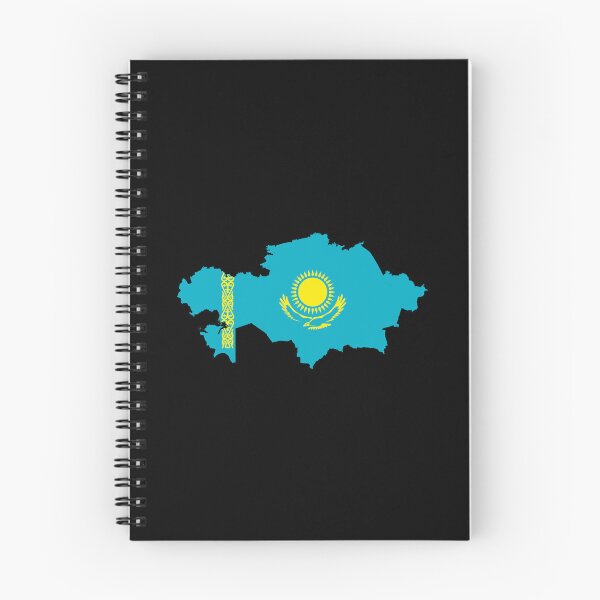 Item preview, Flag Map of Kazakhstan  designed and sold by DreamBrushy.