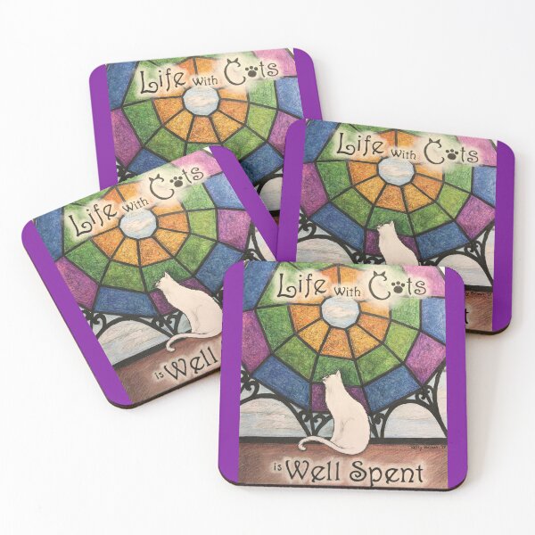 Item preview, Life with Cats is Well Spent designed and sold by KellyBCats.