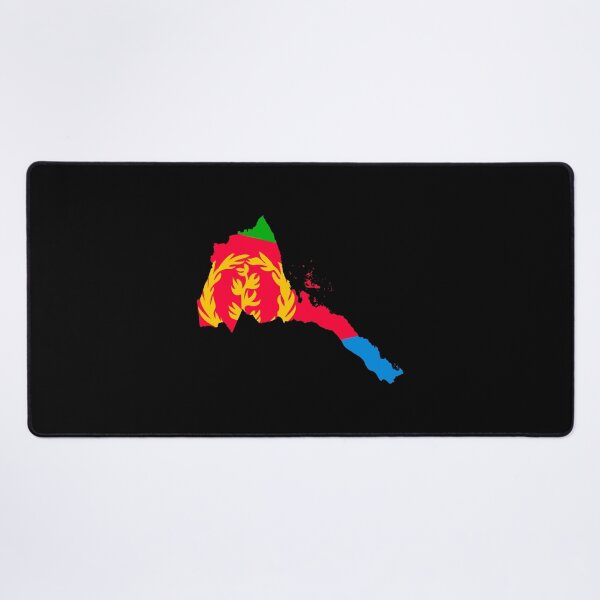 Item preview, Flag Map of Eritrea - ካርታ ኤርትራ designed and sold by DreamBrushy.