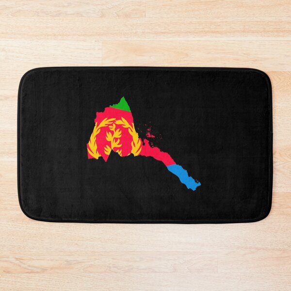 Item preview, Flag Map of Eritrea - ካርታ ኤርትራ designed and sold by DreamBrushy.