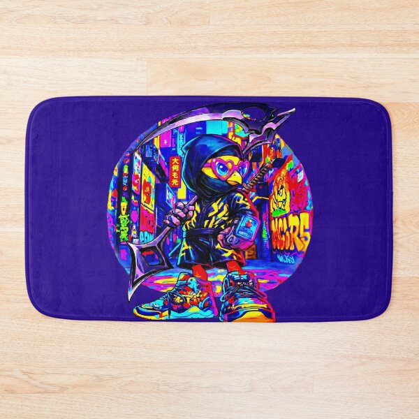 Item preview, Neon Ninja Stickers – Cyber Samurai Mini Scenes & Glow Art Designs designed and sold by Cyber-ART-Studio.