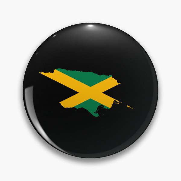 Item preview, Flag Map of Jamaica designed and sold by DreamBrushy.