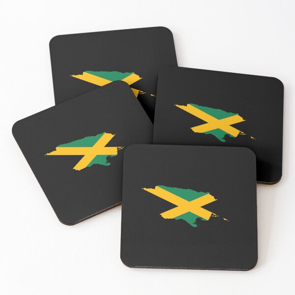 Item preview, Flag Map of Jamaica designed and sold by DreamBrushy.