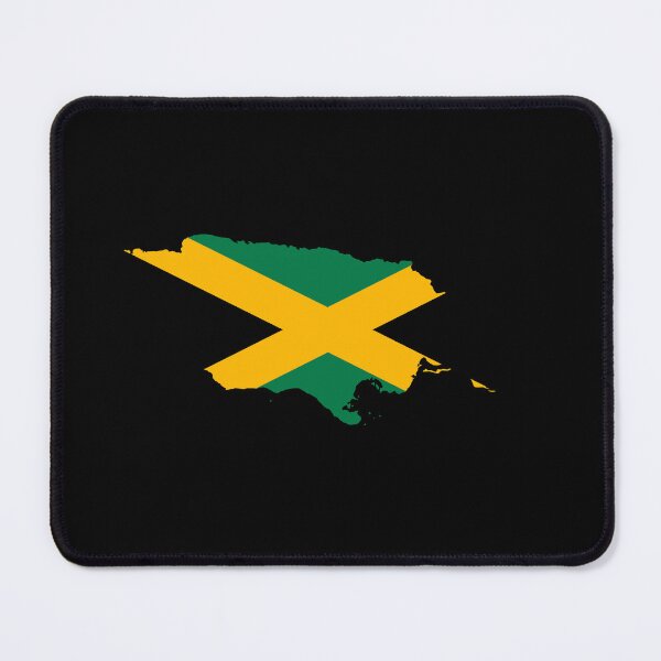 Item preview, Flag Map of Jamaica designed and sold by DreamBrushy.