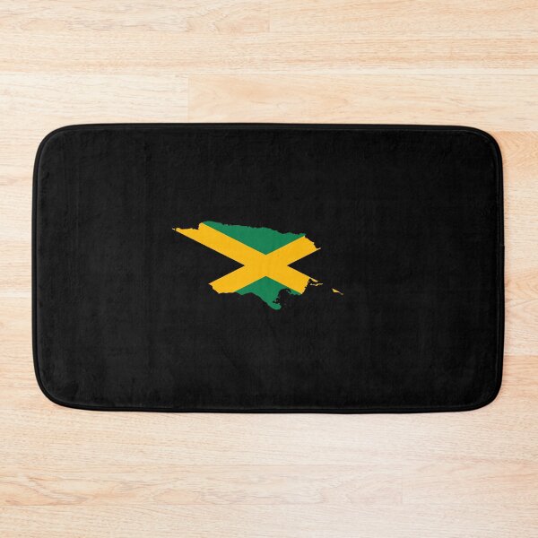 Item preview, Flag Map of Jamaica designed and sold by DreamBrushy.