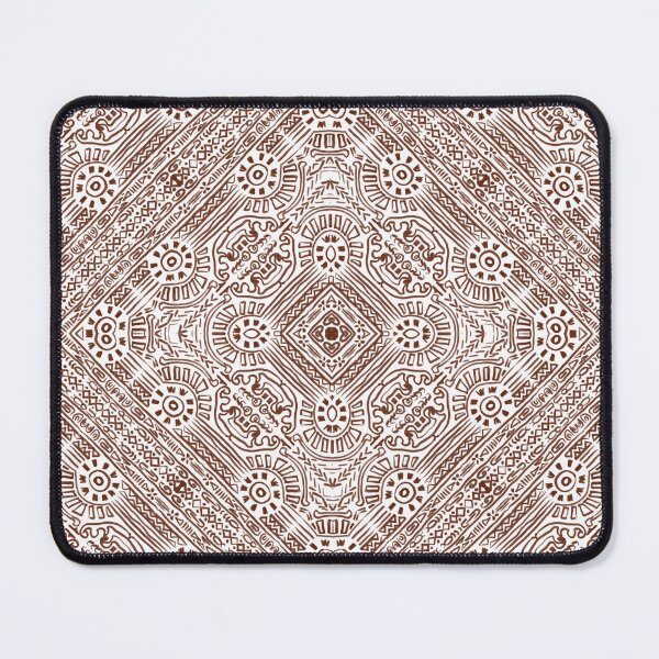 Item preview, Rust Brown Tribal Diamond Seamless Pattern – Boho Ethnic Geometric Design for Fabric & Wallpaper designed and sold by Chadstudio.