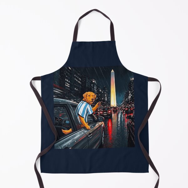 Item preview, Argentine dog at the Obelisk at night designed and sold by DanBral23.