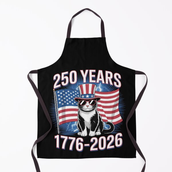 Item preview, 250 Years 250th Anniversary USA Cat American Flag 4th July designed and sold by BlassmausArt.