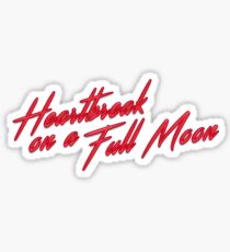 Chris Brown - Heartbreak on a Full Moon type Sticker