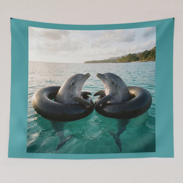 Item preview, Dolphin Friends Have a Chat designed and sold by Tridentulus.