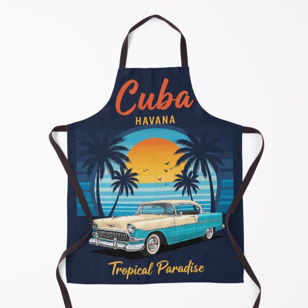 Item preview, Vintage Cuba Havana Tropical Travel Poster designed and sold by PixorStudio.