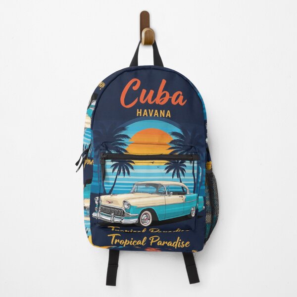 Item preview, Vintage Cuba Havana Tropical Travel Poster designed and sold by PixorStudio.