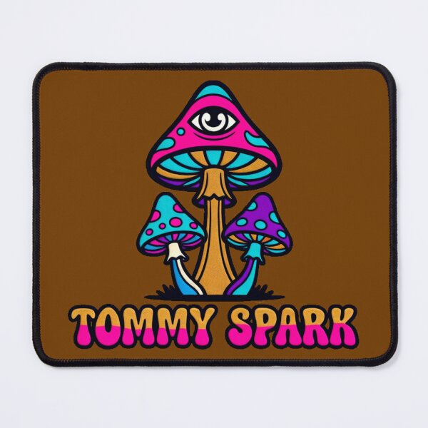 Item preview, Psychedelic Art Mushroom Third Eye Neon Retro Trippy designed and sold by TommySpark.