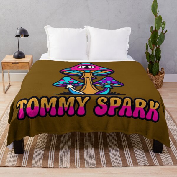 Item preview, Psychedelic Art Mushroom Third Eye Neon Retro Trippy designed and sold by TommySpark.