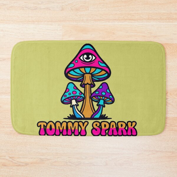 Item preview, Psychedelic Art Mushroom Third Eye Neon Retro Trippy designed and sold by TommySpark.