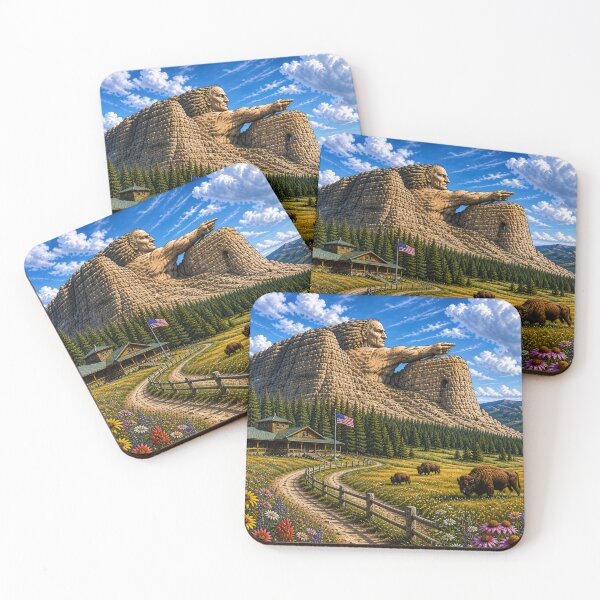 Item preview, Crazy Horse Memorial - South Dakota designed and sold by Myra365Art.