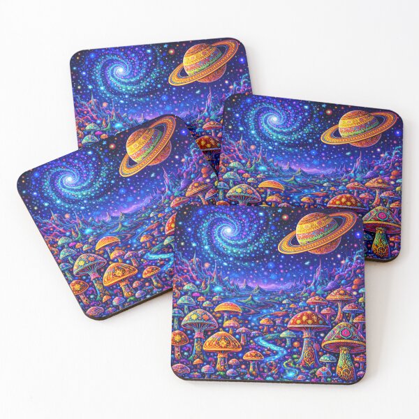 Item preview, Lab Visions 089: Psychedelic Mushroom Planet Landscape designed and sold by The Psychedelic Anarchist.