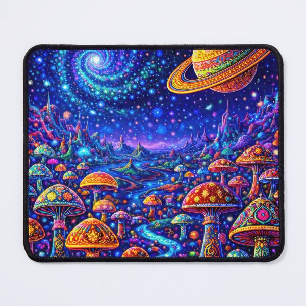 Item preview, Lab Visions 089: Psychedelic Mushroom Planet Landscape designed and sold by The Psychedelic Anarchist.