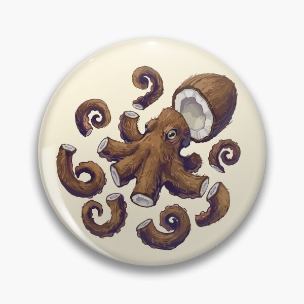 Item preview, Coconut Octopus designed and sold by Gkinoki.