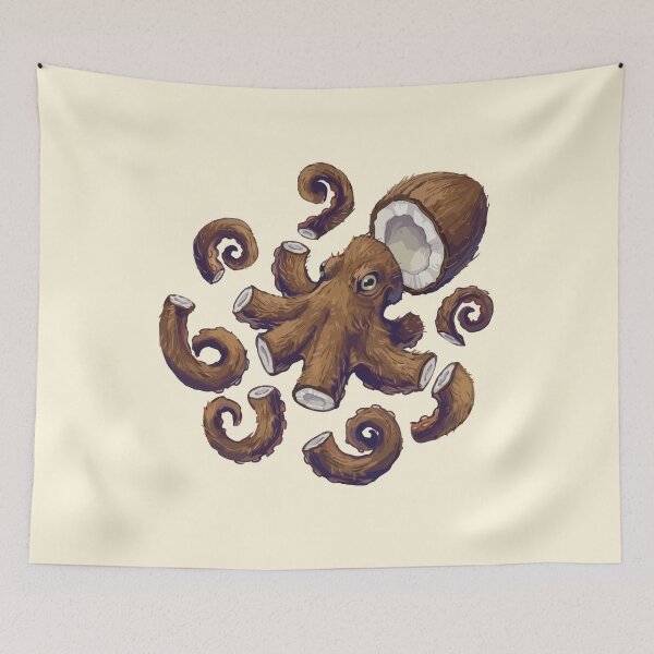 Item preview, Coconut Octopus designed and sold by Gkinoki.