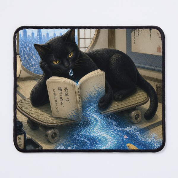 Item preview, Dreaming Black Cat Reading Book designed and sold by RODEONYAN.
