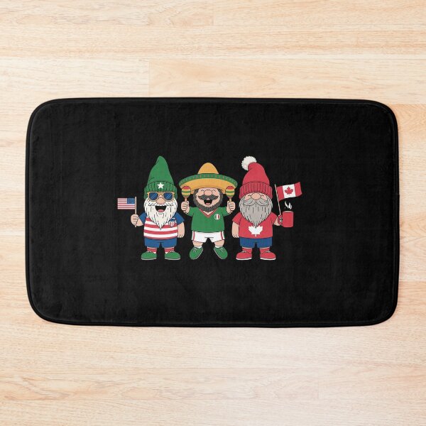Item preview, Gnome Tour Soccer Mexico Canada Usa designed and sold by BlassmausArt.