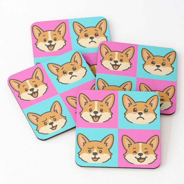 Item preview, Corgis silly, funny faces designed and sold by ArtsyLouise.
