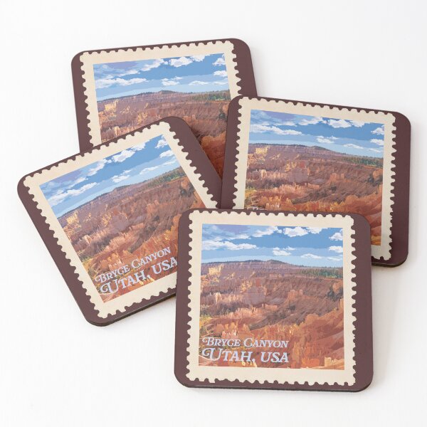 Item preview, Bryce Canyon National Park Stamp designed and sold by k8studio.