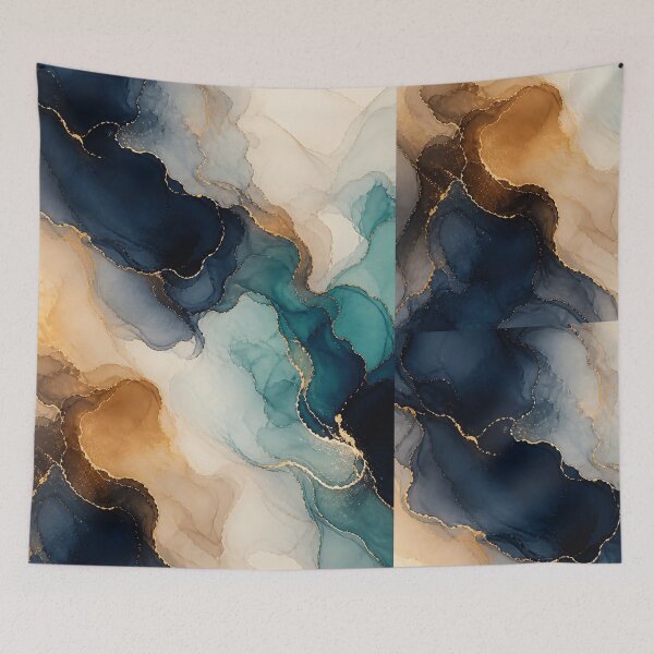 Item preview, Soft flowing ink waves designed and sold by sabahdesign.
