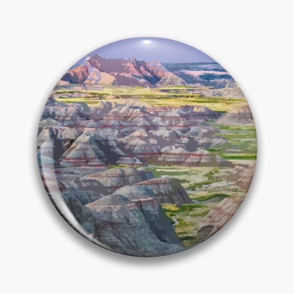 Item preview, Badlands National Park Stamp designed and sold by k8studio.