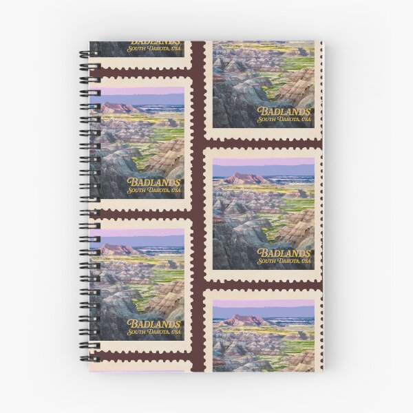 Item preview, Badlands National Park Stamp designed and sold by k8studio.