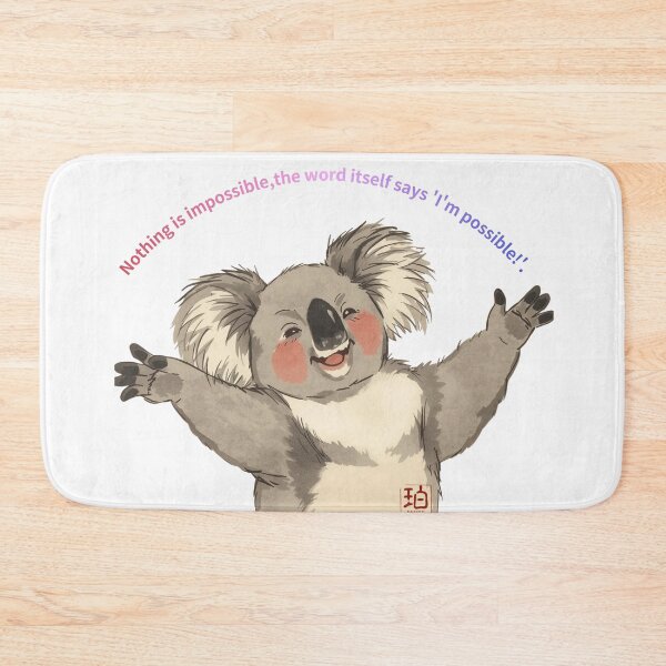Item preview, Happy Koala,Positive words designed and sold by Haku design.