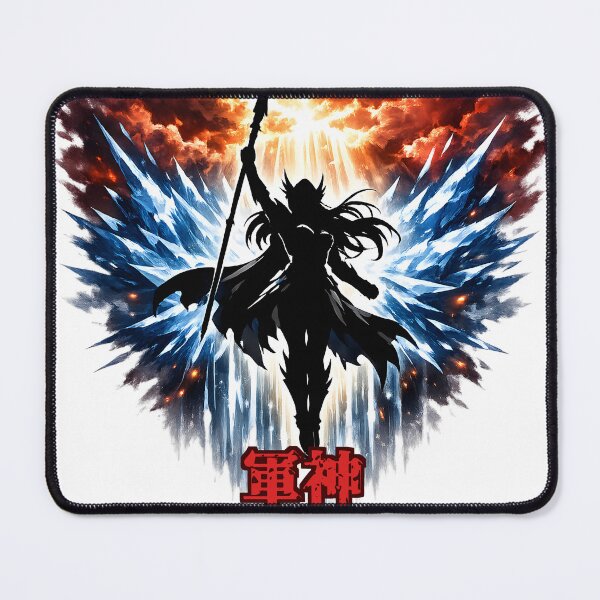 Item preview, GUNJIN 軍神 Japanese God of War Military Deity Kanji Art designed and sold by LainCellJapan.