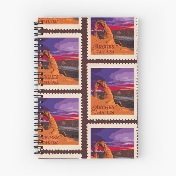 Item preview, Arches National Park Stamp designed and sold by k8studio.