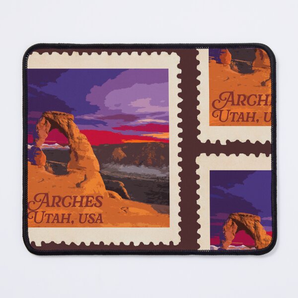 Item preview, Arches National Park Stamp designed and sold by k8studio.