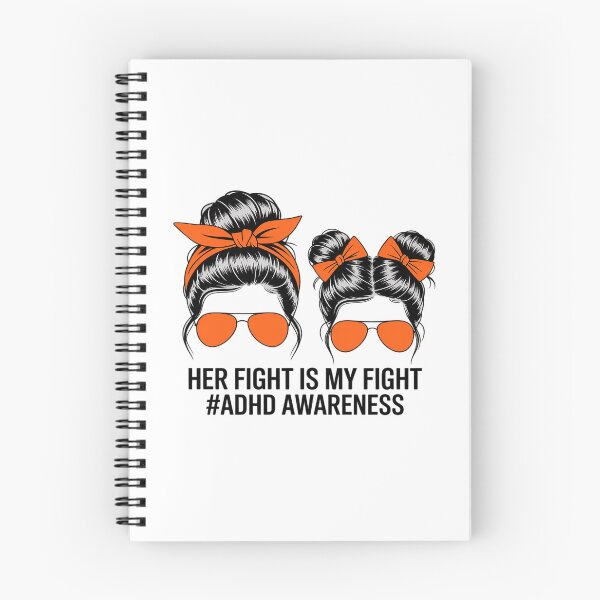 Item preview, Her Fight Is My Fight ADHD Mom Attention Deficit Disorder designed and sold by BlassmausArt.