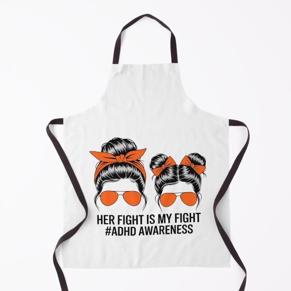 Item preview, Her Fight Is My Fight ADHD Mom Attention Deficit Disorder designed and sold by BlassmausArt.