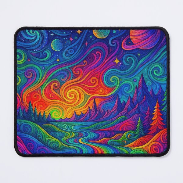 Item preview, Lab Visions 092: Psychedelic Rainbow Landscape designed and sold by The Psychedelic Anarchist.