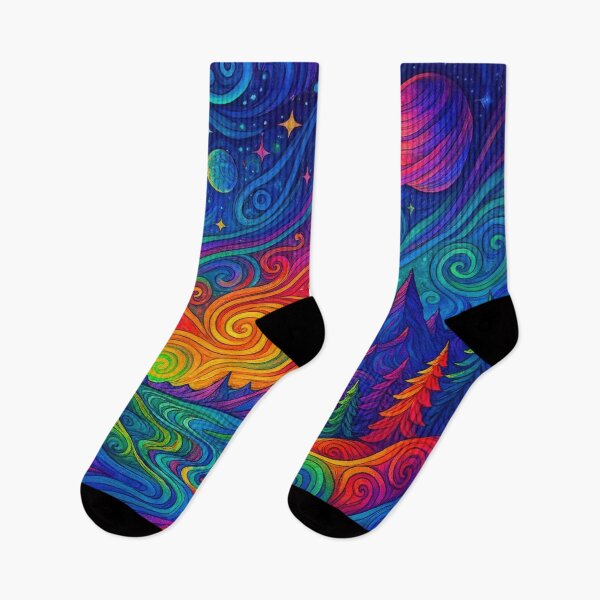 Item preview, Lab Visions 092: Psychedelic Rainbow Landscape designed and sold by The Psychedelic Anarchist.