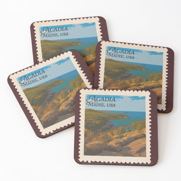 Item preview, Acadia National Park Stamp designed and sold by k8studio.