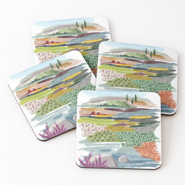 Item preview, Abstract landscape  designed and sold by Storiesoftheland.