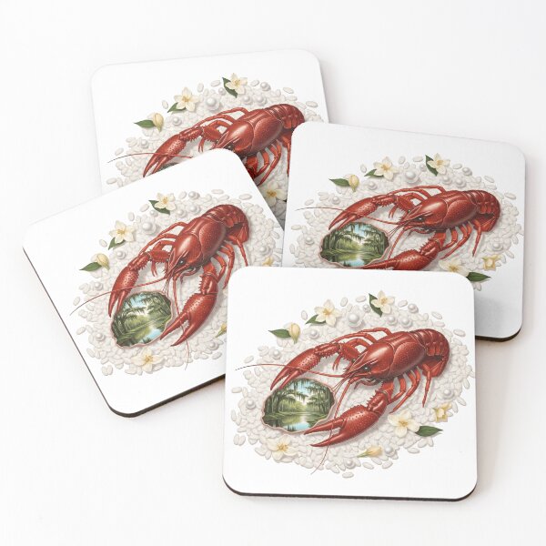 Item preview, Red Lobster Rice Pearl Jasmine Scene designed and sold by AbanoubStore.