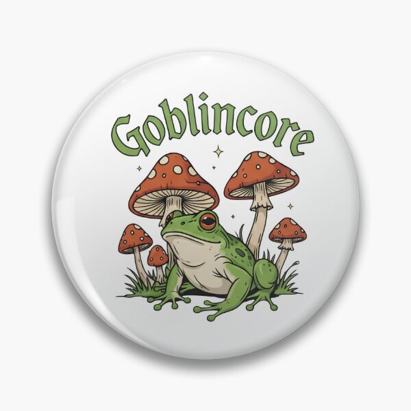 Item preview, Goblincore frog designed and sold by CaduMorais.