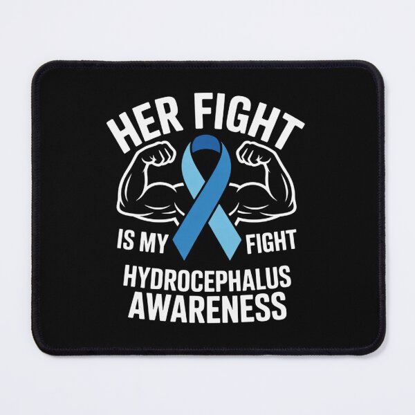 Item preview, Her Fight is My Fight Hydrocephalus Awareness Month Ribbon designed and sold by BlassmausArt.