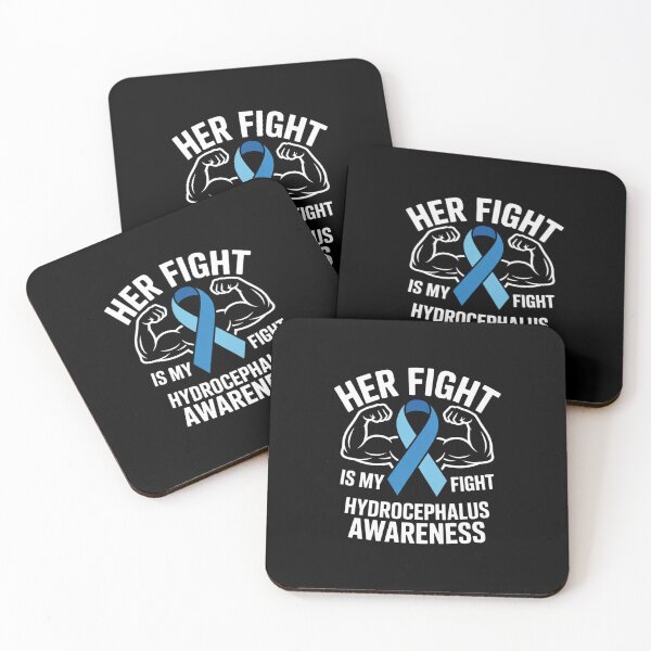 Item preview, Her Fight is My Fight Hydrocephalus Awareness Month Ribbon designed and sold by BlassmausArt.