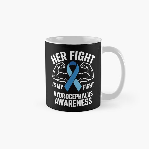 Item preview, Her Fight is My Fight Hydrocephalus Awareness Month Ribbon designed and sold by BlassmausArt.